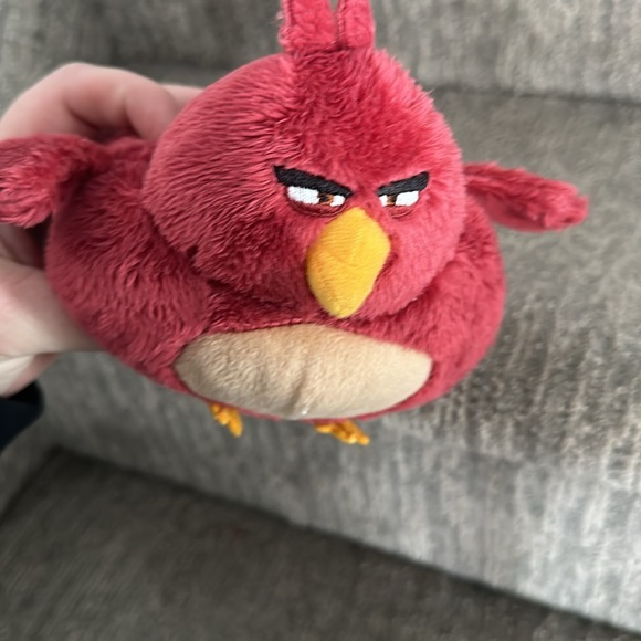 Angry Birds Movie TERENCE Plush Stuffed 6" Backpack Clip 2016 Rovio - Picture 7 of 8